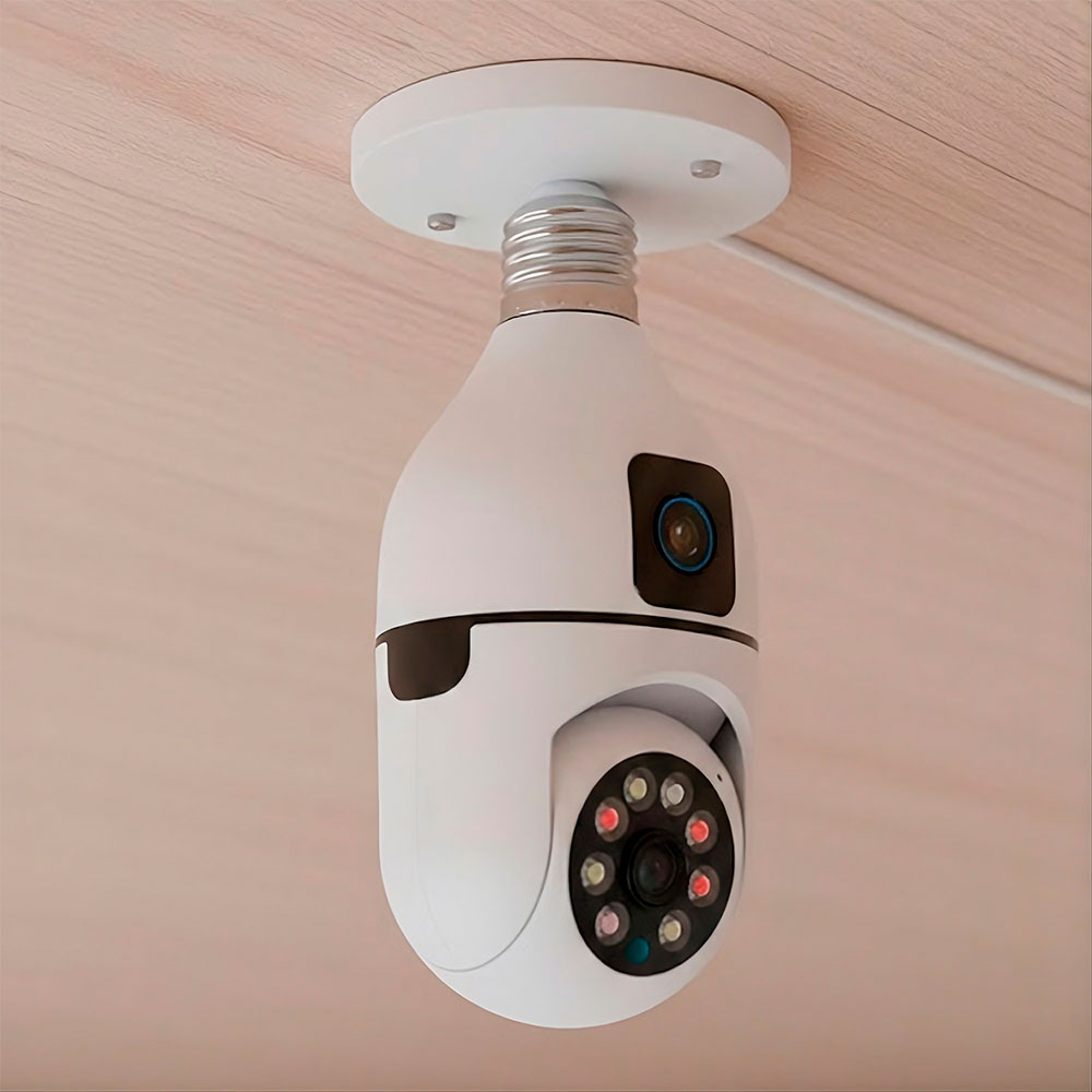 Cámara Seguridad Tipo Foco 360°